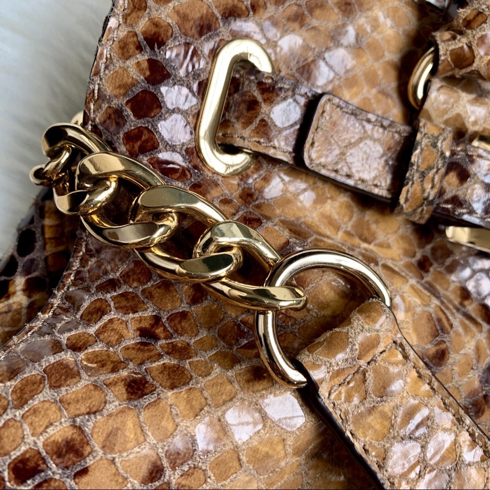 Michael Kors Hamilton Python Satchel - image 7
